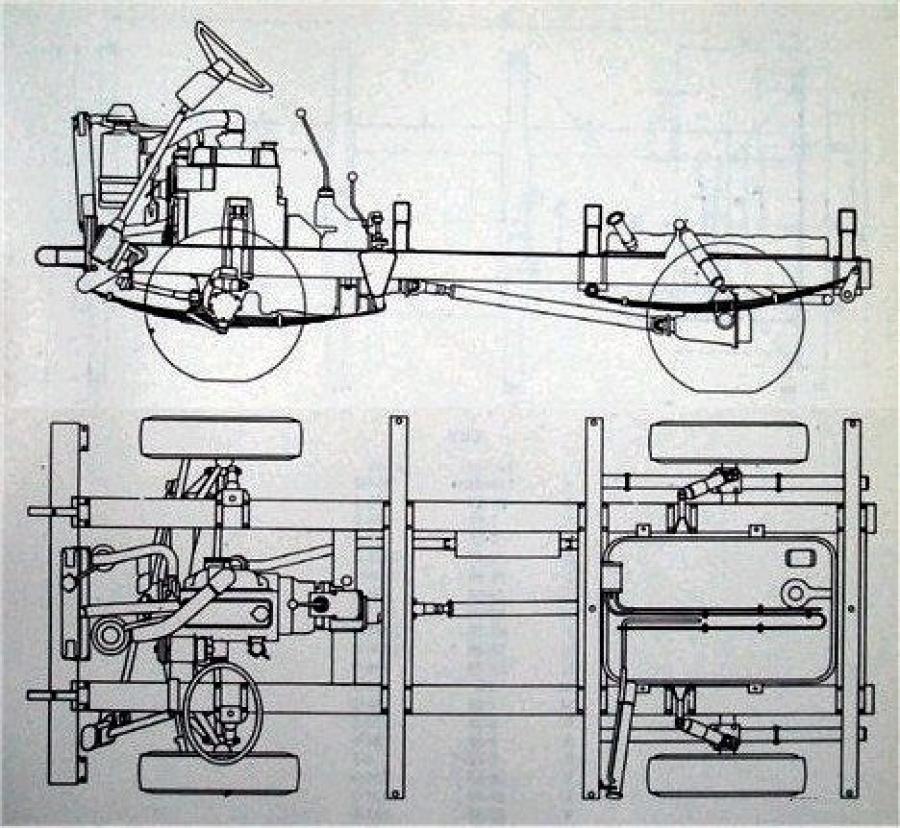 Схема Autocars Dragoon 1969 года  (фото 2 из 3)